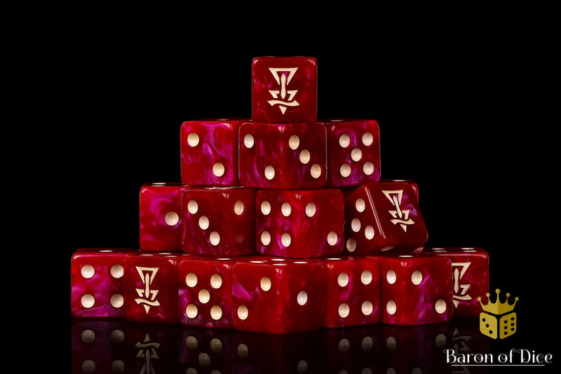 Baron of Dice: "Cursed Elves" 25x16mm Square Corner Dice Dice & Gaming Accessories Baron of Dice