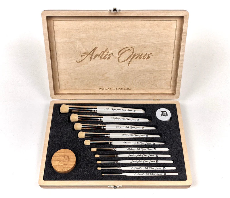 Artis Opus: Series D PLUS - 10 Brush Set Hobby Brushes Artis Opus