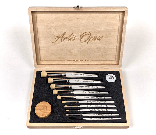Artis Opus: Series D PLUS - 10 Drybrush Set Hobby Brushes Artis Opus
