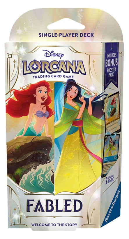 Disney Lorcana: Fabled - Starter Deck (Amber & Sapphire) Lorcana Sealed Ravensburger