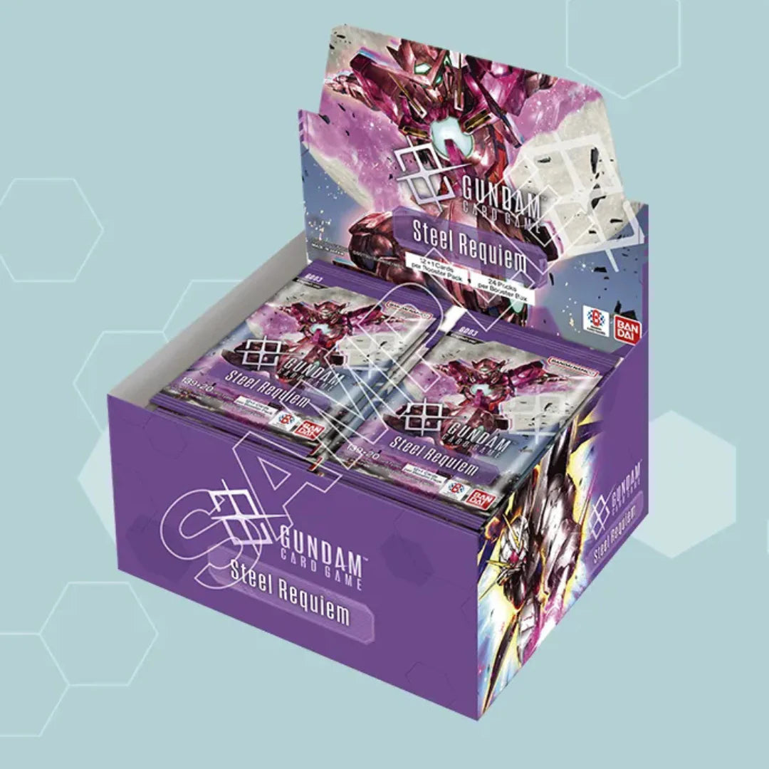 Gundam カードゲーム Steel Requiem 7パックセット Gundam Card Game: Steel Requiem - Booster Box [GD03] (Limit 4 Per