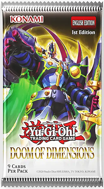 Yu-Gi-Oh!:Doom of Dimensions Booster Pack Yugioh Sealed Yu-Gi-Oh!