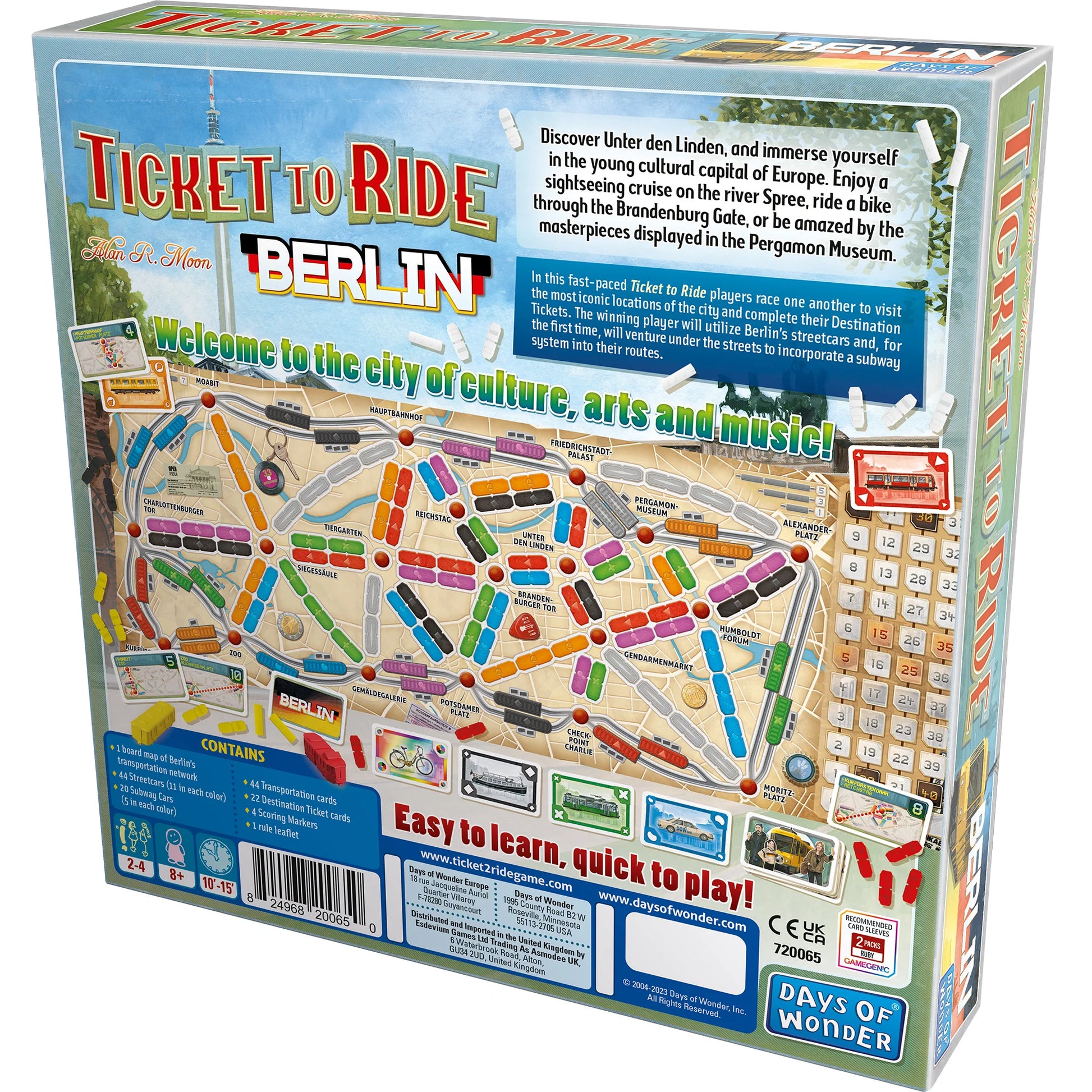 Ticket To Ride: Express - Berlin Board Games Days of Wonder   