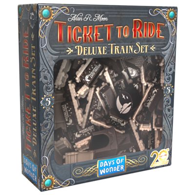 Ticket to Ride: 20th Anniversary Deluxe Train Set - Black Board Games Days of Wonder   