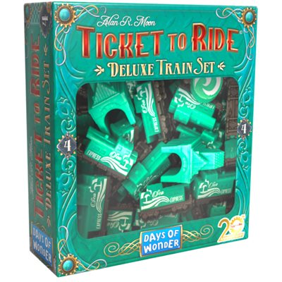 Ticket to Ride: 20th Anniversary Deluxe Train Set - Green Board Games Days of Wonder   