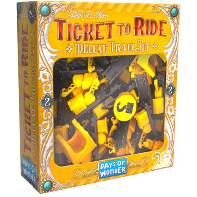 Ticket to Ride: 20th Anniversary Deluxe Train Set - Yellow Board Games Days of Wonder   