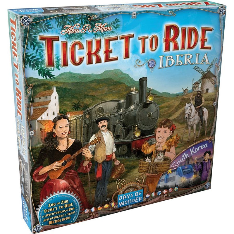 Ticket To Ride: Map Collection 6.5 - Iberia & South Korea Board Games Days of Wonder   