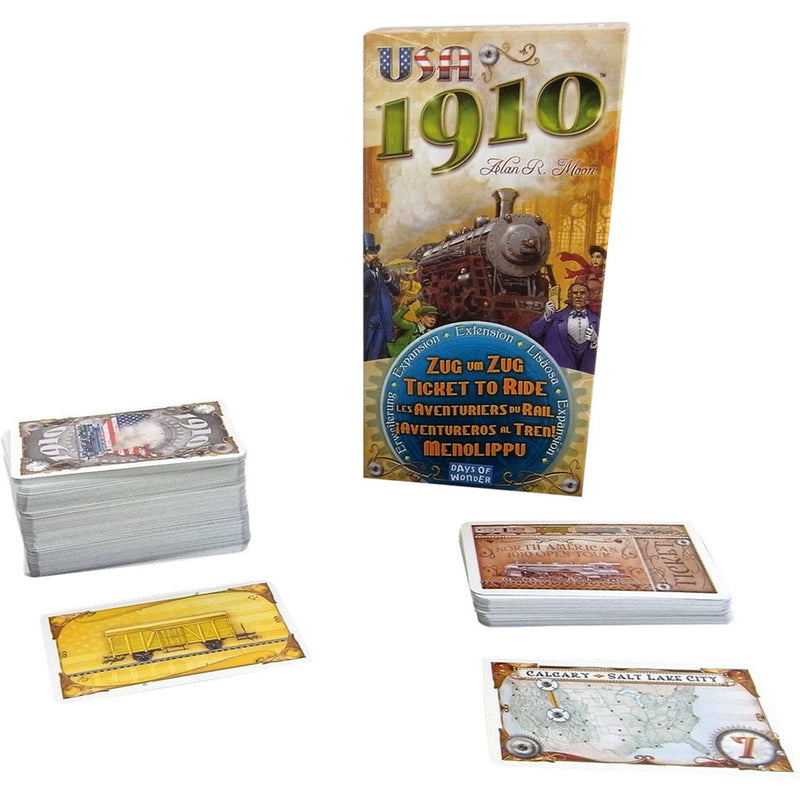 Ticket To Ride: USA 1910 Expansion Board Games Days of Wonder