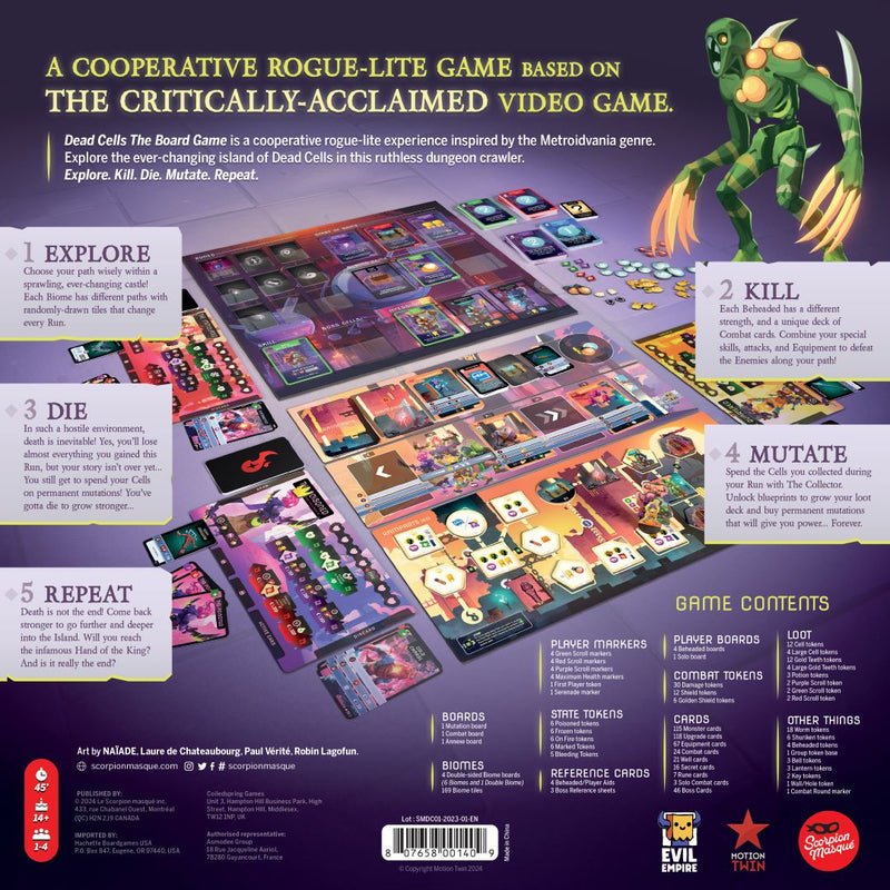 Dead Cells: The Board Game Board Games Scorpion Masqué