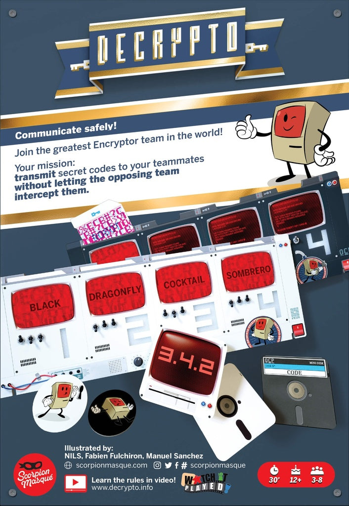 Decrypto: 5th Anniversary Board Games Scorpion Masqué