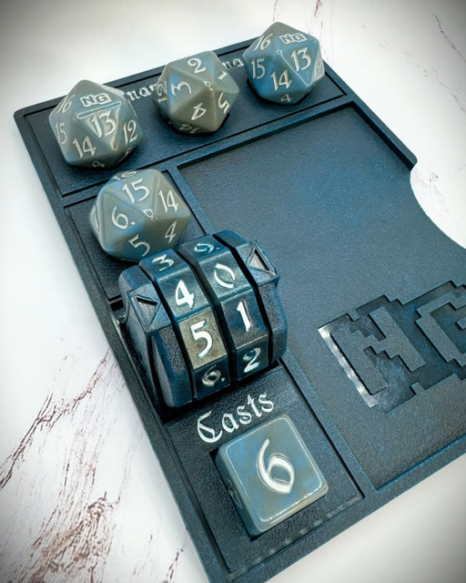 Nerd Gear: The Commander Essentials Kit - Deep Blue Dice & Gaming Accessories Nerd Gear