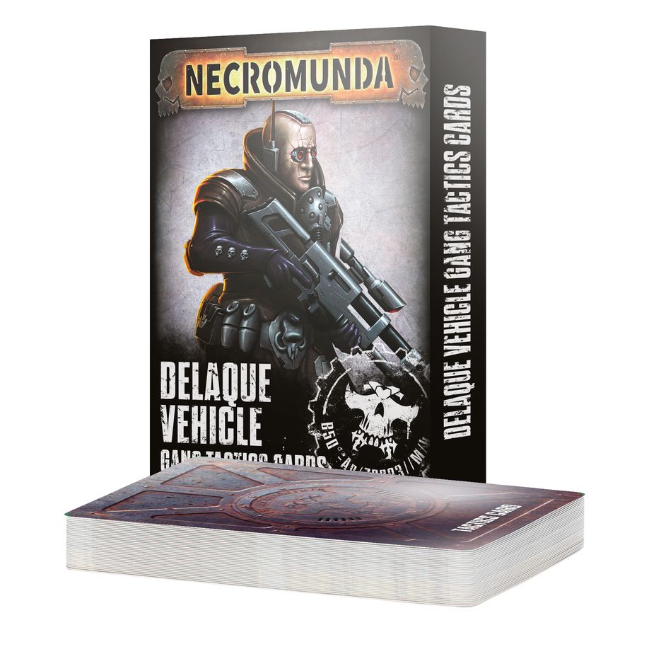 Necromunda: Delaque Vehicle Gang Tactics Cards Necromunda Games Workshop   