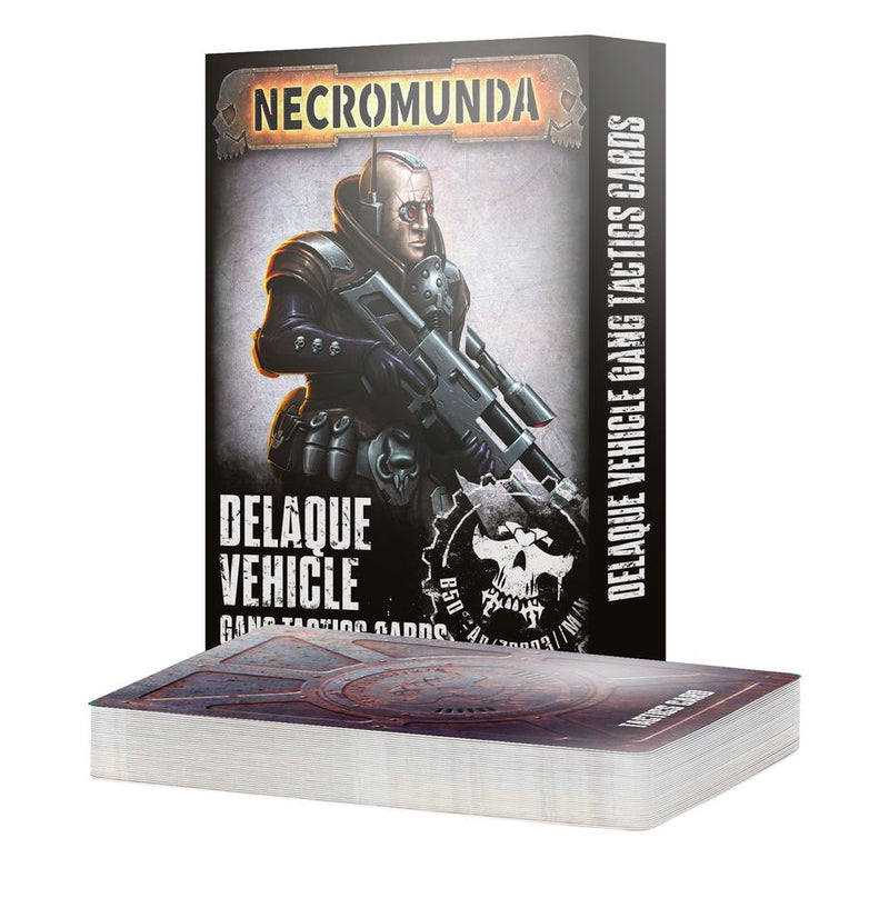 Necromunda: Delaque Vehicle Gang Tactics Cards Necromunda Games Workshop   