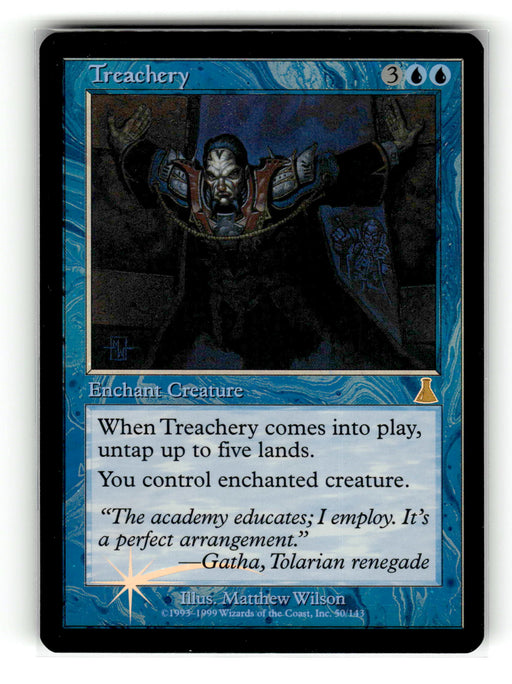Treachery (Foil) [Urza's Destiny] - Scan (TGS00234) High End MTG Single Magic: The Gathering