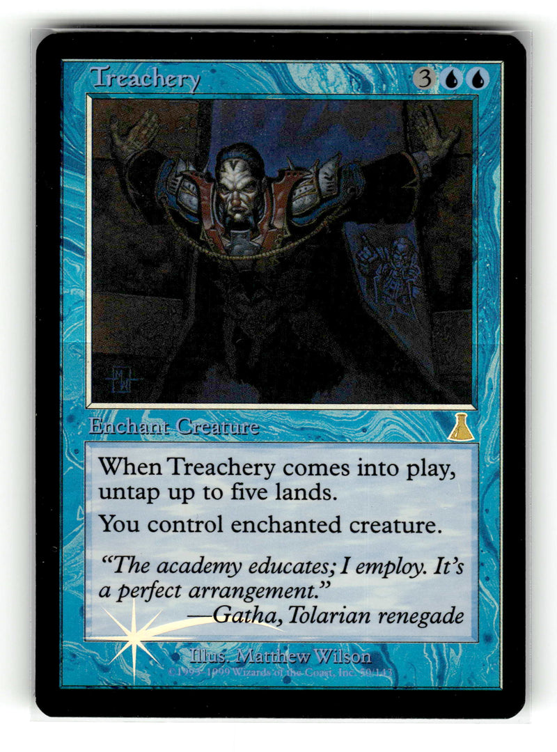 Treachery (Foil) [Urza's Destiny] - Scan (TGS00233) High End MTG Single Magic: The Gathering