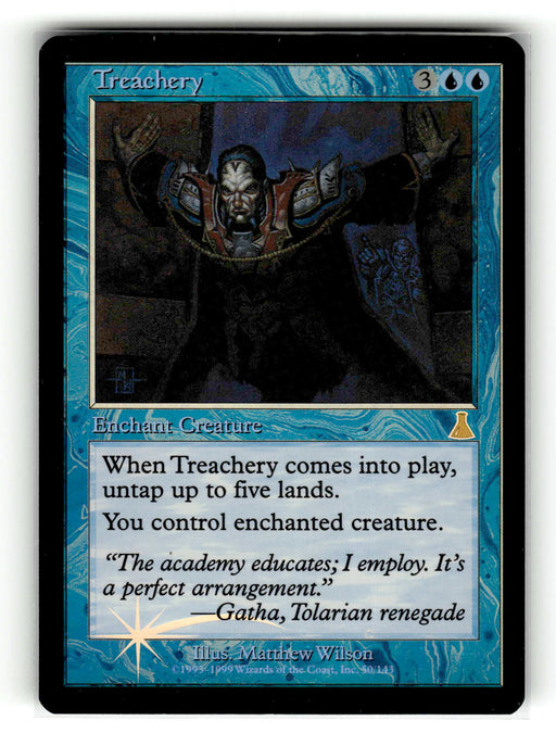 Treachery (Foil) [Urza's Destiny] - Scan (TGS00232) High End MTG Single Magic: The Gathering
