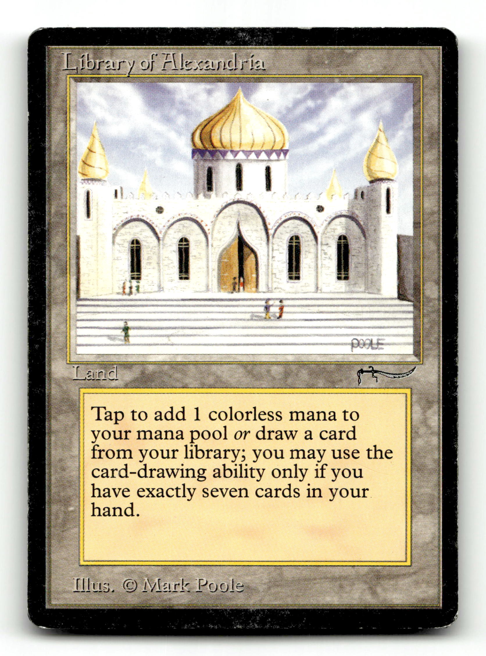 Library of Alexandria [Arabian Nights] - Scan (KA-09) High End MTG Single Magic: The Gathering