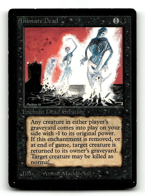 Animate Dead [Beta Edition] - Scan (KA-16) High End MTG Single Magic: The Gathering