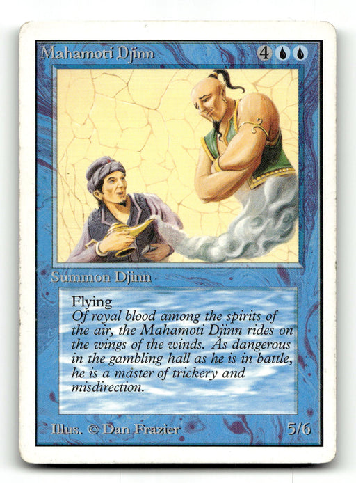 Mahamoti Djinn [Unlimited Edition] - Scan (LB-001) High End MTG Single Magic: The Gathering