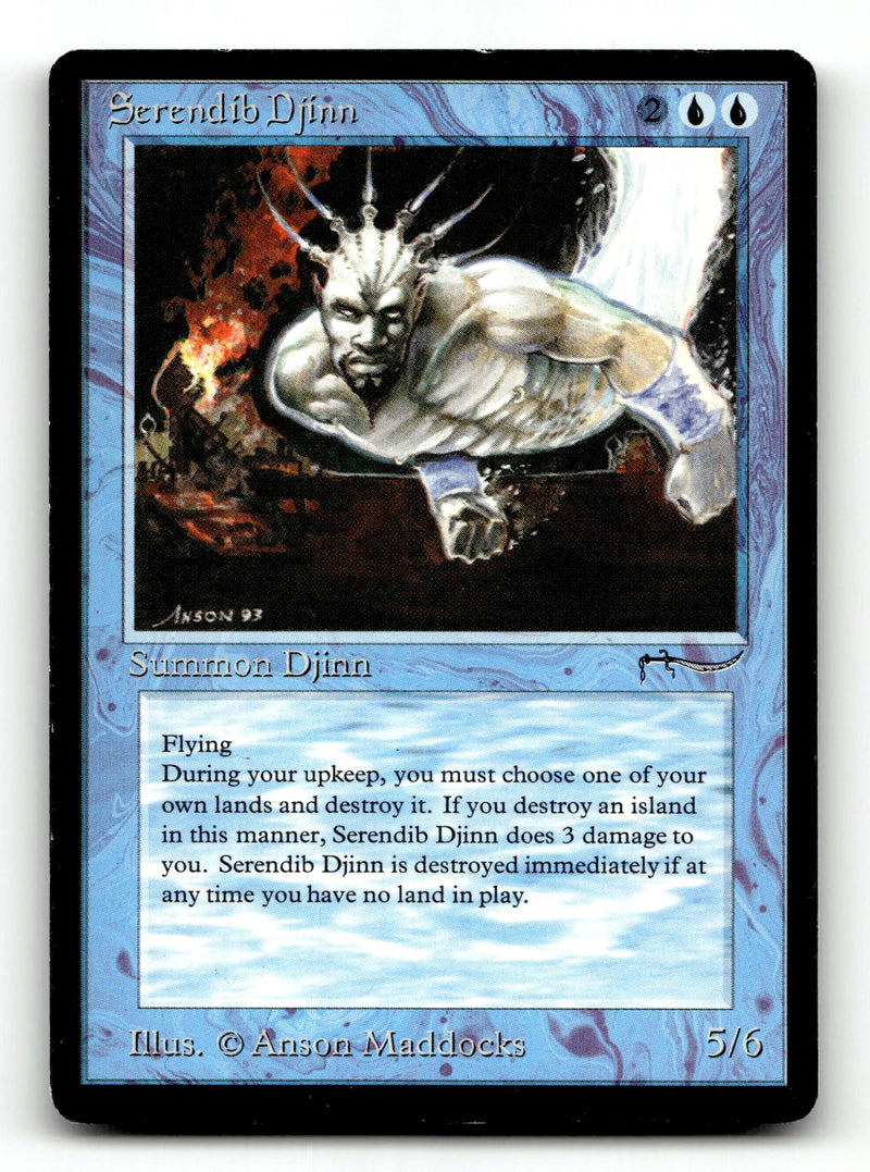 Serendib Djinn [Arabian Nights] - Scan (LB-004) High End MTG Single Magic: The Gathering