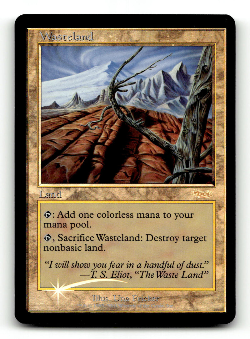 Wasteland [Magic Player Rewards 2001] - Scan (LB-015) High End MTG Single Magic: The Gathering