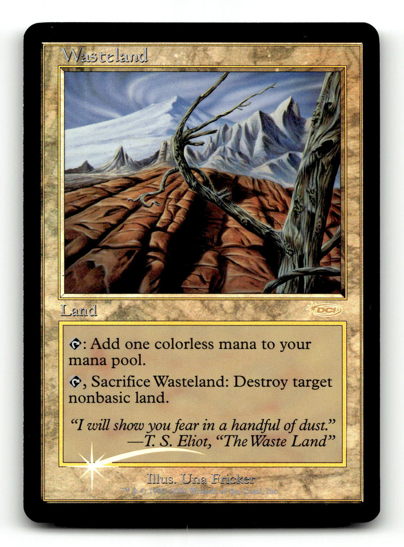Wasteland [Magic Player Rewards 2001] - Scan (LB-013) High End MTG Single Magic: The Gathering