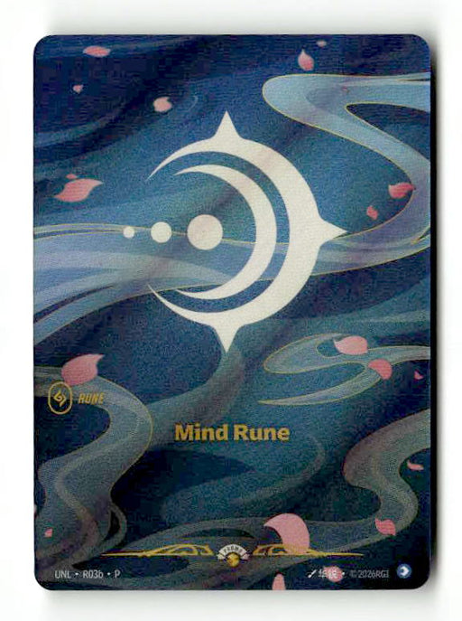 Mind Rune (Unleashed) (R03b) (R03b) [Riftbound Organized Play Promotional Cards] Foil Riftbound Singles Riot Games
