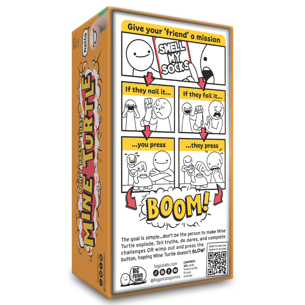 Don’t Press That Mine Turtle Board Games Big Potato Games