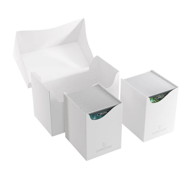 Gamegenic: Double Deck Holder 200+XL - White Deck Boxes & Storage Gamegenic