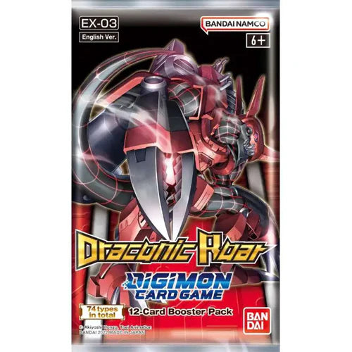 Digimon Draconic Roar Booster Pack [EX03] Digimon Sealed Digimon   