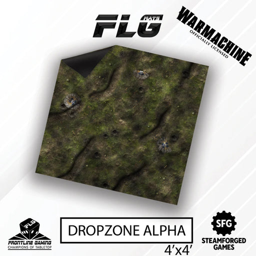 Frontline Gaming: Warmachine Mats - Dropzone Alpha 4'x4' Gaming Mat FLG