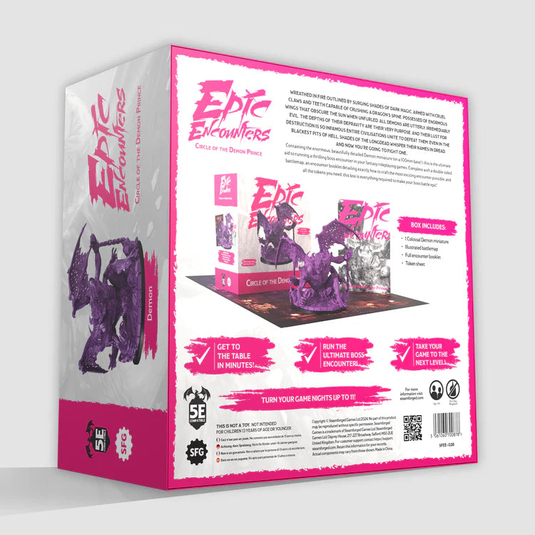 Epic Encounters: Circle of the Demon Prince Tabletop RPGs Steamforge Games