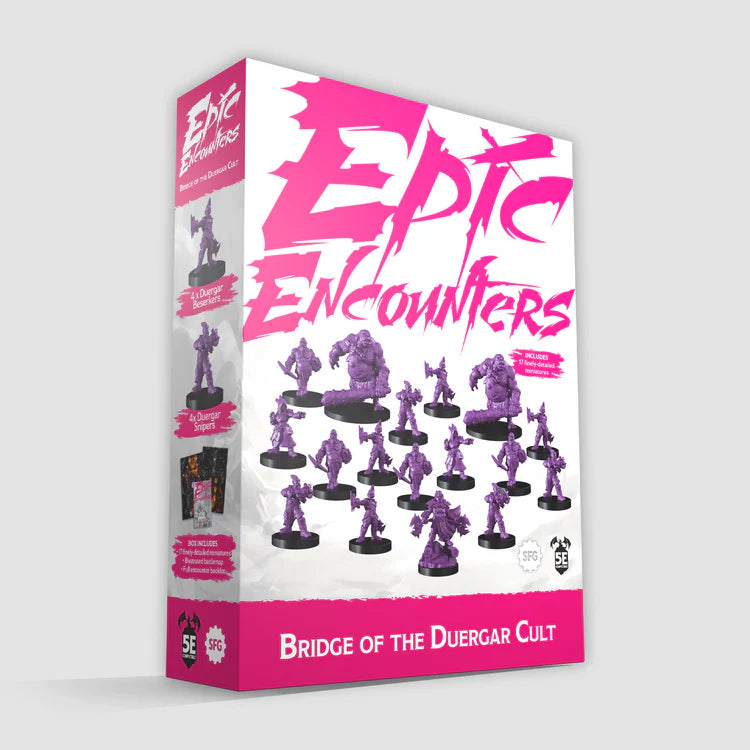 Epic Encounters: Bridge of the Duergar Cult Tabletop RPGs Steamforge Games