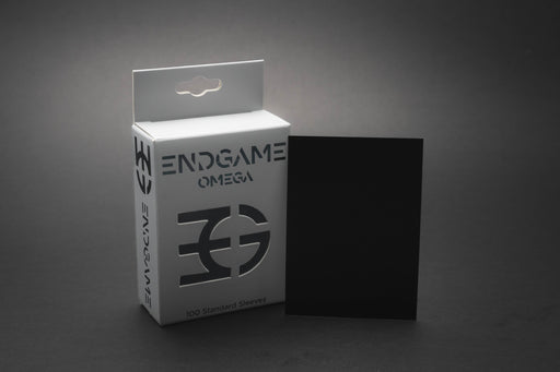ENDGAME: Omega Sleeves - Obsidian Black 100Ct Card Sleeves ENDGAME