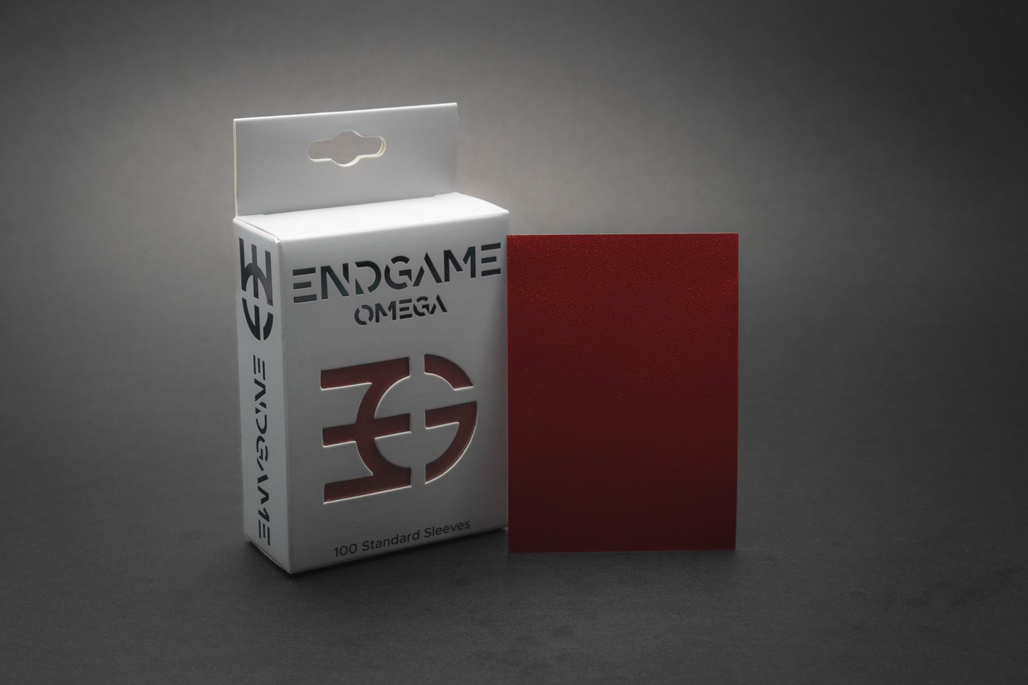 ENDGAME: Omega Sleeves - Cabernet Red 100Ct Card Sleeves ENDGAME