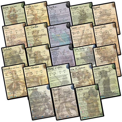 Moonstone: Stat Card Errata Pack 2025 Moonstone Goblin King Games