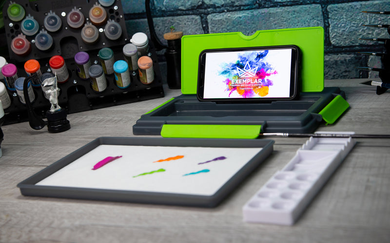 Game Envy: Exemplar PRO Wet Palette - Black Hobby Brushes Game Envy