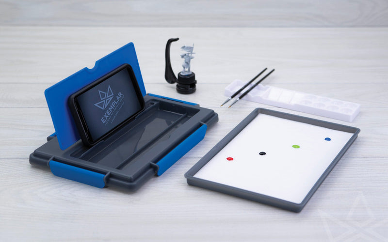 Game Envy: Exemplar PRO Wet Palette - Purple Hobby Brushes Game Envy
