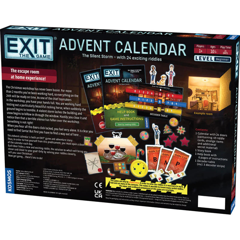 Exit: Advent Calendar - The Silent Storm (2023) Board Games Kosmos   