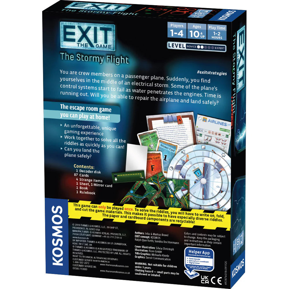 Exit: The Stormy Flight (2020) Board Games Kosmos   