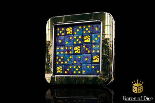 Baron of Dice: "Aztec Gators" 25x12mm Square Corner Dice Dice & Gaming Accessories Baron of Dice
