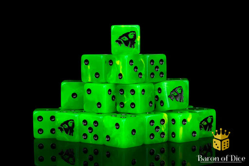 Baron of Dice: "Bubonic Rats" 25x16mm Square Corner Dice Dice & Gaming Accessories Baron of Dice