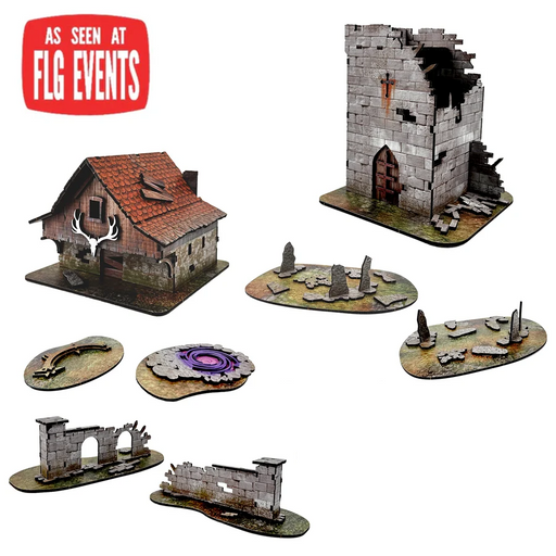 FLG Full Color Terrain: Fantasy Farm without Hills Terrain FLG