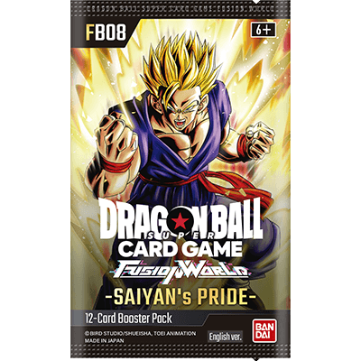 Dragon Ball Super Fusion World: Saiyan's Pride [FB08] - Booster Pack Dragon Ball Super Sealed Dragon Ball Super