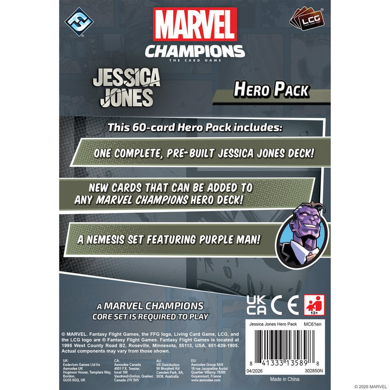 Marvel Champions LCG: Hero Pack - Jessica Jones Asmodee