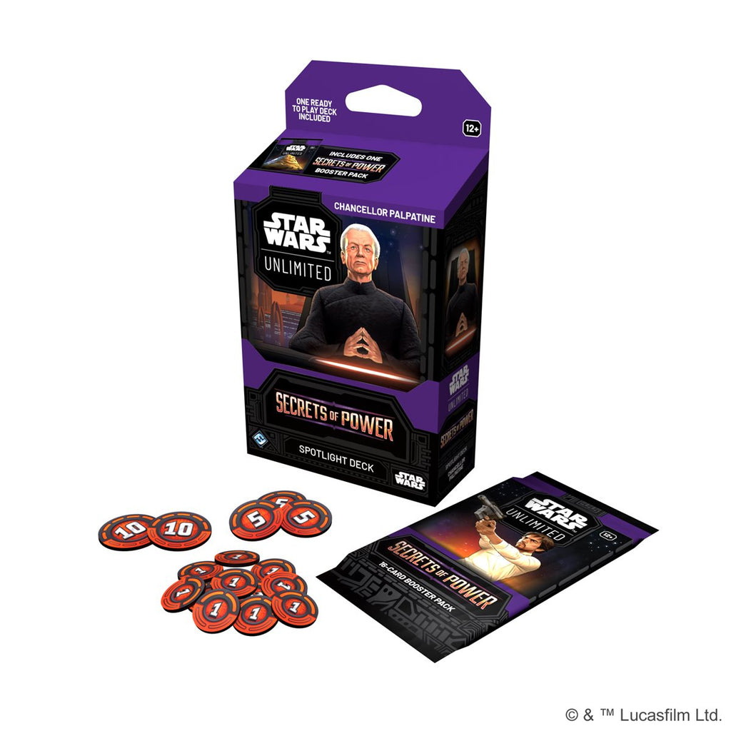 Star Wars: Unlimited: Secrets of Power - Spotlight Deck: Chancellor Palpatine nan Fantasy Flight Games