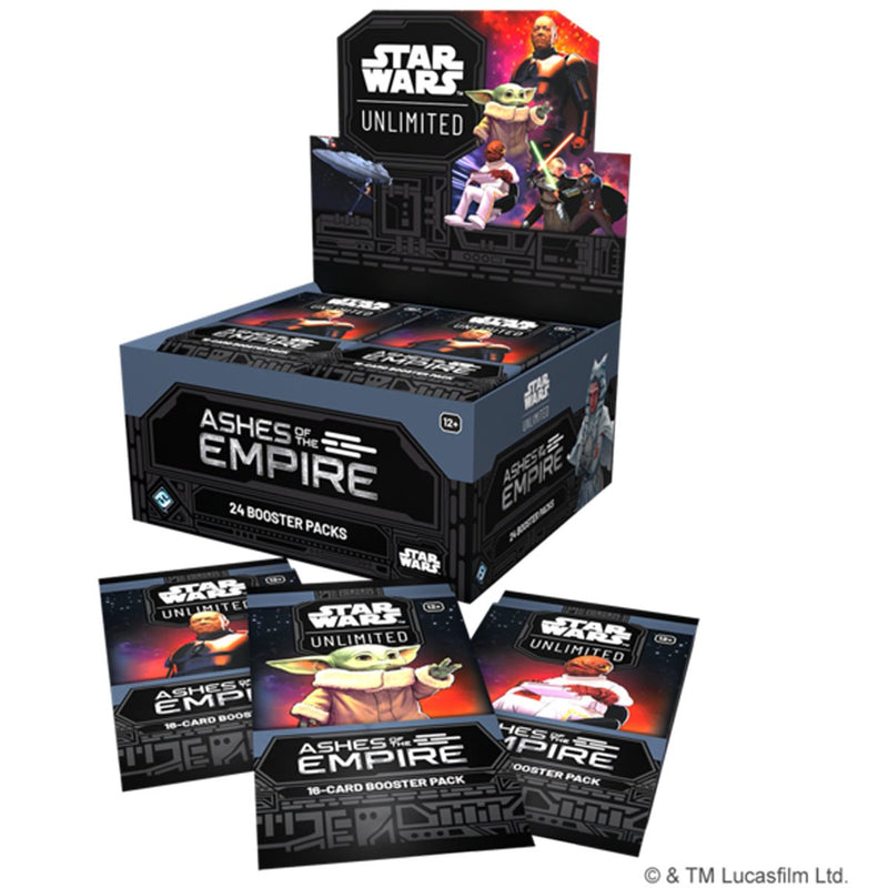 Star Wars Unlimited: Ashes Of The Empire - Draft Booster Box Star Wars Unlimited Sealed Fantasy Flight Games
