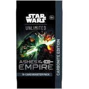 Star Wars Unlimited: Ashes of the Empire - Carbonite Booster Box (In Store: July 10 ; Online: July 17) Star Wars Unlimited Sealed Fantasy Flight Games