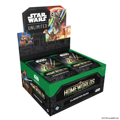 Star Wars Unlimited: Homeworlds - Draft Booster Box (Release Date: October 2) Star Wars Unlimited Sealed Fantasy Flight Games