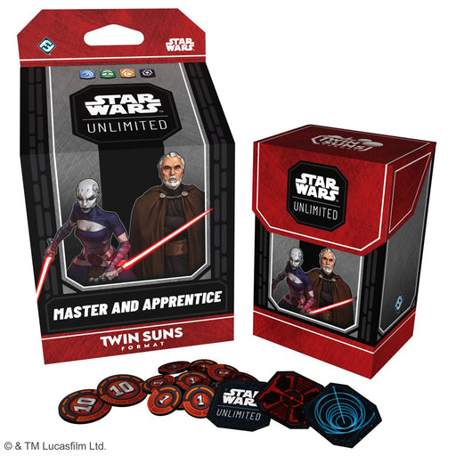 Star Wars: Unlimited: Secrets of Power - Twin Suns Precon Deck: Master and Apprentice Star Wars Unlimited Sealed Fantasy Flight Games